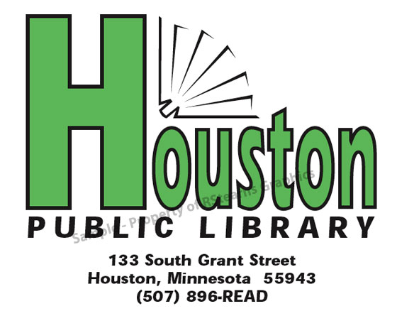 Link to enlarged image of: Corporate identity logo, "Houston Public Library"