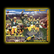 Photoshop collage of the Green Bay Packers