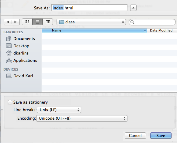 screenshot of a saving window
