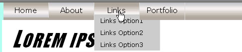 Drop-down menu in IE6