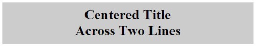 Two-line titled nudged down slightly with relative positioning