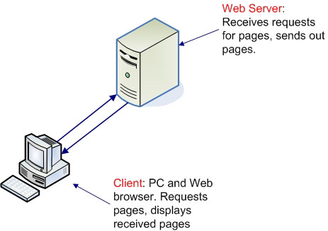 Web server and client.