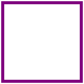 A thick, purple square border. 