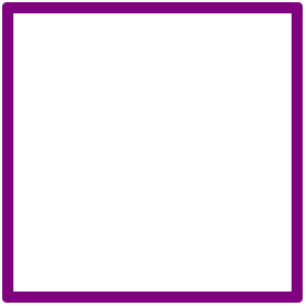 A square, purple border with rounded outer edges.