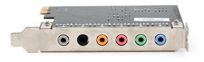 Audio ports on a sound controller